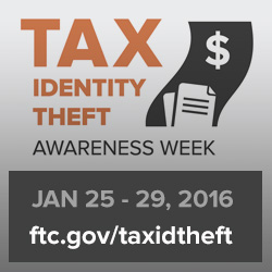 Tax Identity Theft Awareness Week Logo
