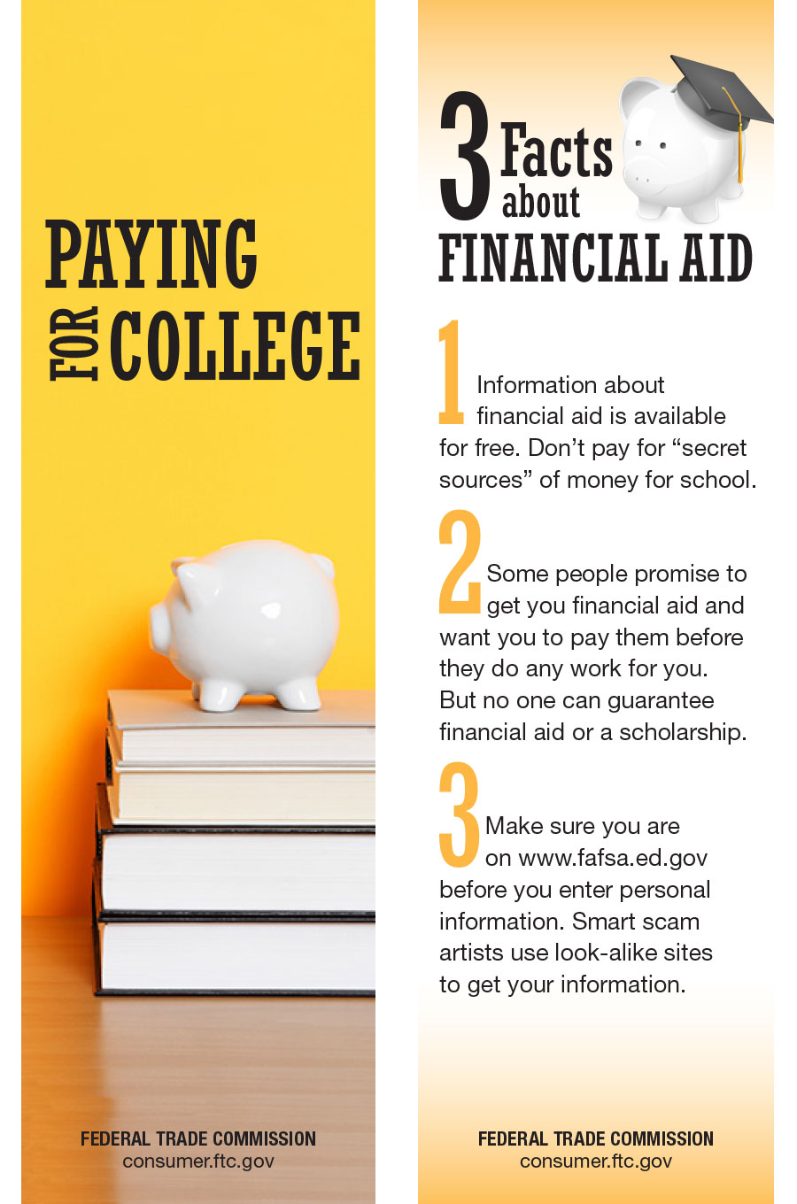 paying for college bookmark