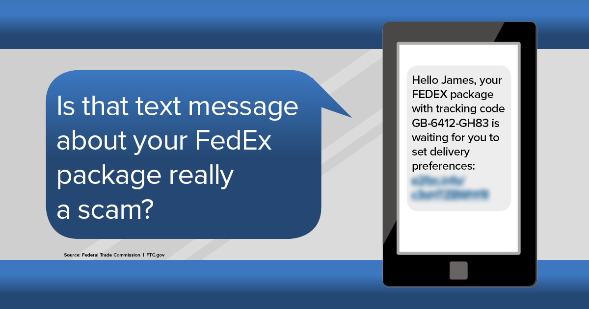 message fedex parcel ftc scams recognize postal trade buznit scammers phishing montrosepress