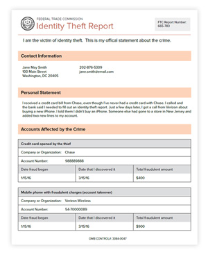 Criminal Investigation Report Template from www.consumer.ftc.gov