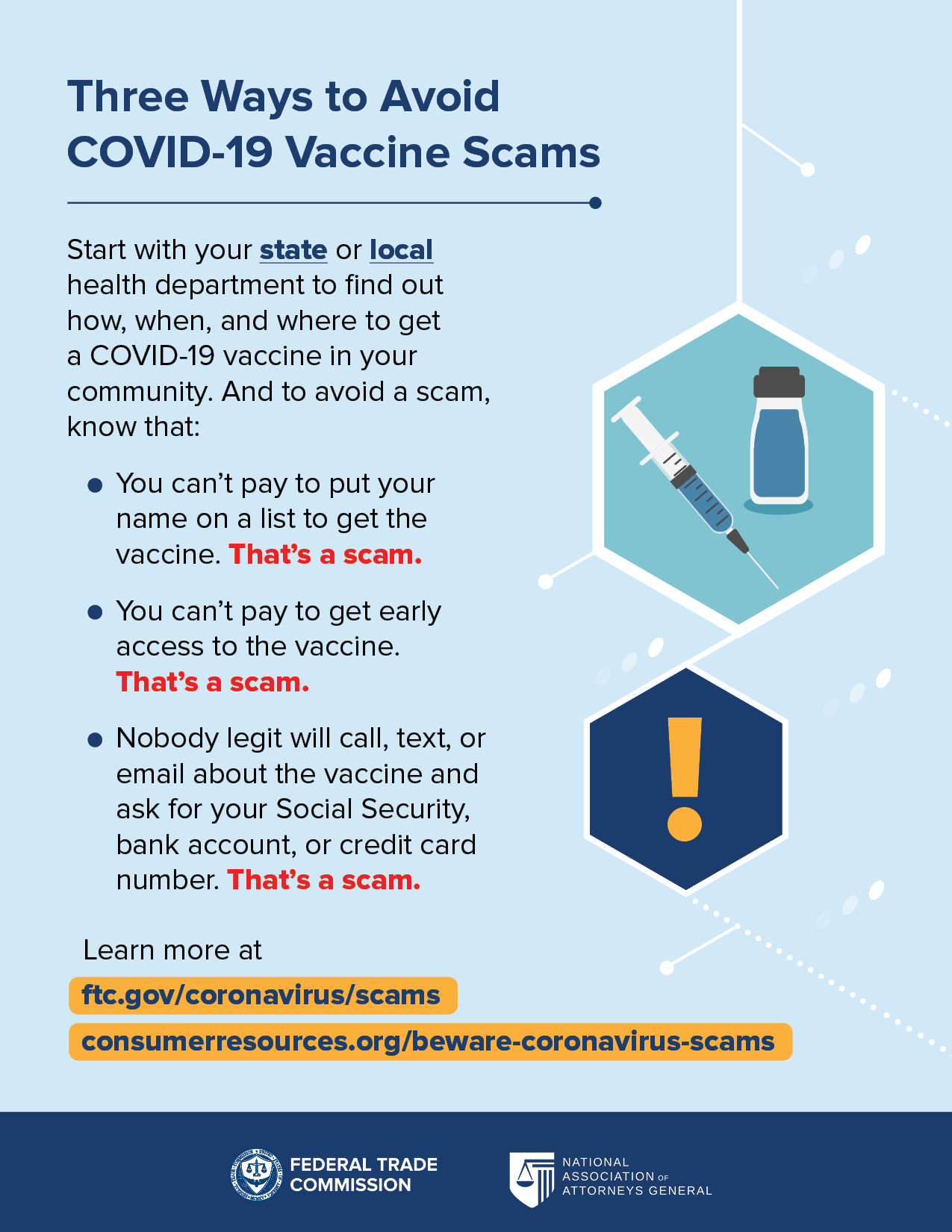 Three Ways to Avoid COVID-19 Vaccine Scams