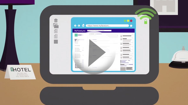 hotel computer with unsecured Wi-Fi
