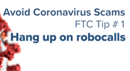 Avoid Coronavirus Scams - FTC tip number one