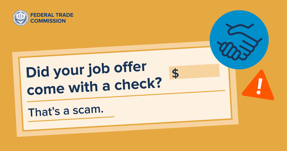 Fake check job offer Fake check job offer